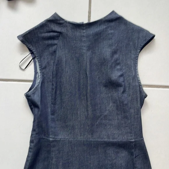 Zara pencil denim dress